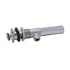 EZ-FLO Pop-Up Lavatory Sink Drain Assembly, Brass Body with Brushed