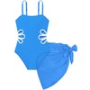 TALLWH - Traje de baño de una pieza para niña,
