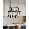 CHOEZON Hanging Pot Rack, Pot Hanger for Kitchen, Ceiling Mounted