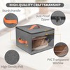 kushon Upgraded Hat Storage Box for Women & Men,Closet Hat
