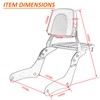 Passenger Sissy Bar with Luggage Rack Backrest Fit for Honda