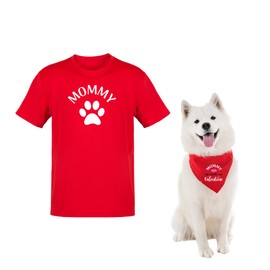 Matching Dog And Owner Gifts For Owners Shirt Human Pjs Pajamas Couples Sets Pet Valentines Day Large Size Shirt Clothes Cat Outfit Tshirt People Shirts Best Family Pet Dogs Gift Shirts Set Humans