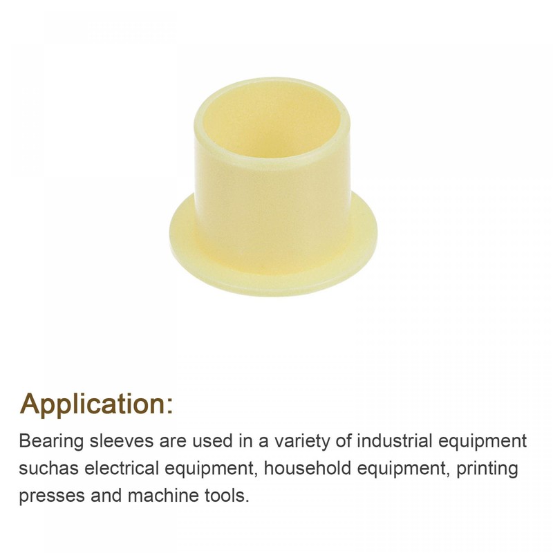 uxcell Flanged Sleeve Bearings 14mm Bore 16mm OD 15mm Length