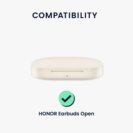 kwmobile Hülle kompatibel mit Honor Earbuds Open Kopfhörer - Silikon Schutzhülle Etui Case Cover Schoner in Altrosa