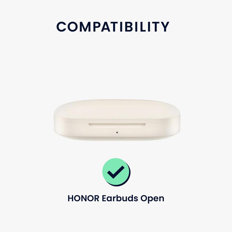 kwmobile Hülle kompatibel mit Honor Earbuds Open Kopfhörer - Silikon