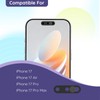 Dazujem Front Camera Cover Compatible for 17 Pro Max/17 Pro