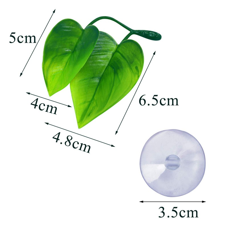 URATOT 4 Pack Betta Fish Leaf Pad Simulating The Natural