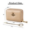 imeetu RFID Credit Card Holder, Small Leather Zipper Card Case