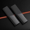 2 PCS Carbon Fiber & Faux Leather Car Seat Belt