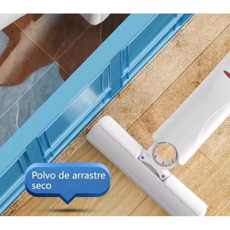 Molin Mini Mop Mopa Corta Portátil Auto Exprimible