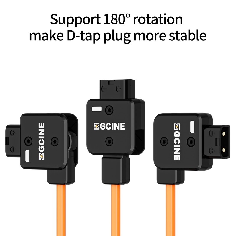 ZGCINE DT-LPE6 D-Tap to LP-E6NH Dummy Battery with Braided Wire