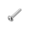sourcing map Flanged Button Head Socket Cap Screws, M3*20mm Hex