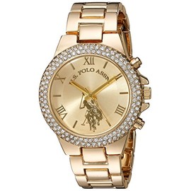 U.S. Polo Assn. Women's usc40032 Analog Display Analog Quartz Gold Watch