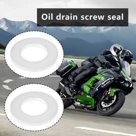 LT Easiyl Pack of 20 Oil Drain Plug Seals Compatible with Kawasaki Ninja H2 SX (ZX1002PPFNN)/W800 (EJ800EPFNN) OE 92065-097 Outer Diameter 22 mm Inner Diameter 12 mm Height 2 mm Aluminium