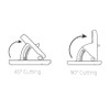 Dasing Mat Cutter 45 & 90 Degree Bevel Mount Cutter