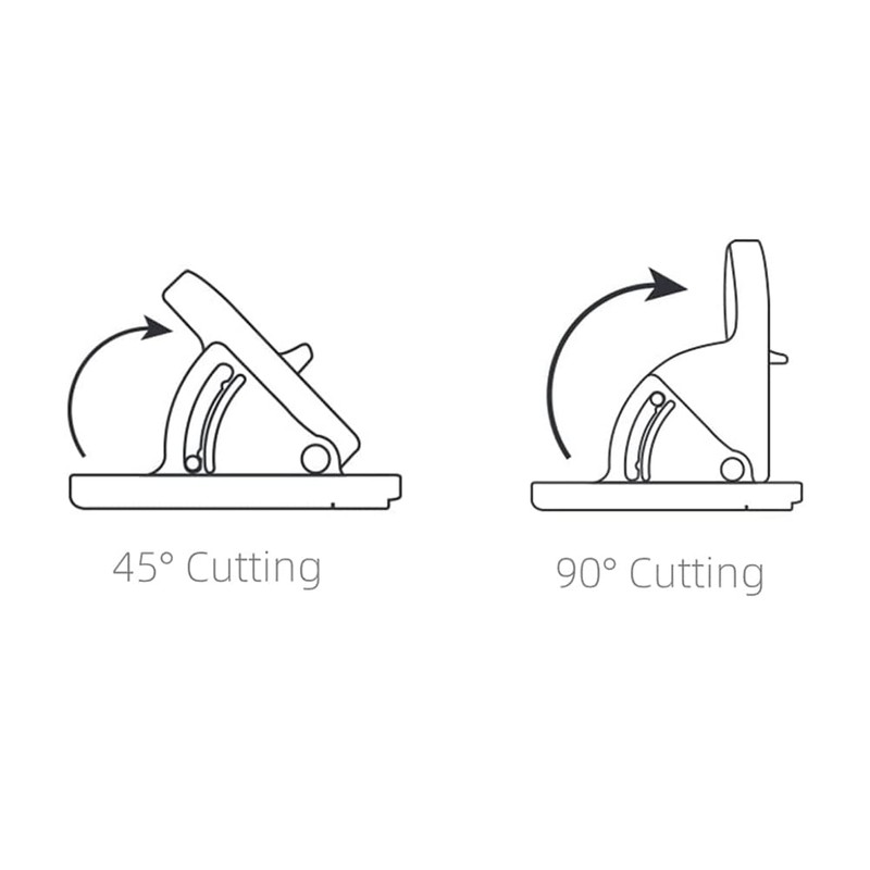 Dasing Mat Cutter 45 & 90 Degree Bevel Mount Cutter