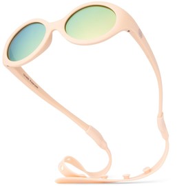 BABY SUNNIES Polarisierte Baby Sonnenbrille mit Riemen - unzerbrechliche flexible Kleinkind-Sonnenbrille für Kleinkinder Neugeborene 0-24 - Baby Zubehör 0-24 Monate