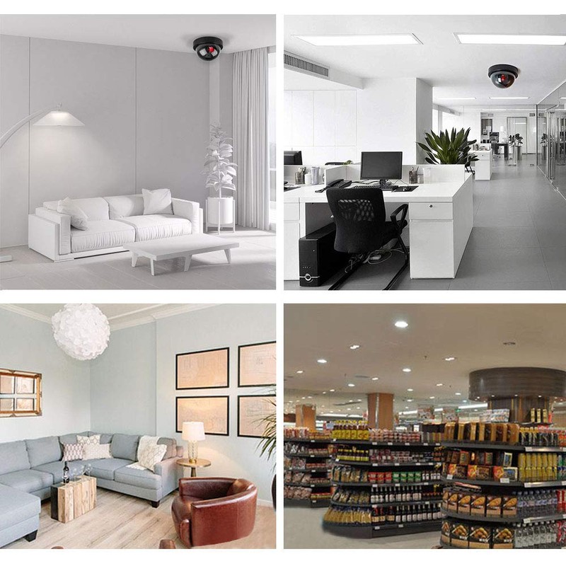 ELEAR™ Black Dome Fake Dummy Security CCTV Camera Waterproof IR