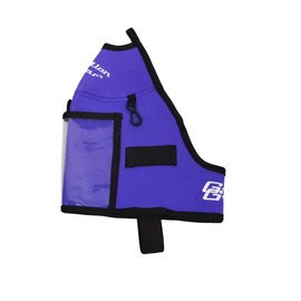 Gallon Gear 1 Gallon Fitness Hydration Cover | Neoprene Insulated Cooling & Portable Gym Water Bottle Carrier | CASE with Storage Pockets (Purple)