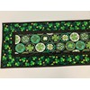 St Patrick's Day Green Gold Shamrock Quilted Dining or Coffee