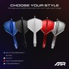 GOAT - Air Black No6 Flights Short, 3 Plastic Dart