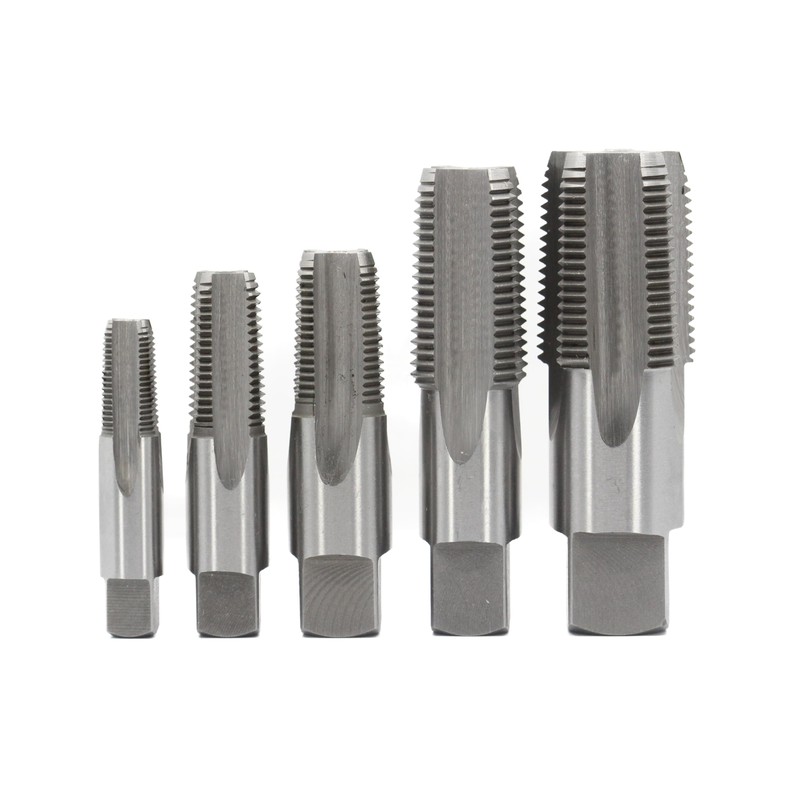 Drill America DWTPT1/4-1-1/4SET 6 Piece NPT Pipe Tap Set in