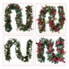 9 FT Long Christmas Garland Flexible PVC Hanging Pendant Artificial