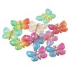 YYlingx 20Pcs Colorful Butterfly Shape Charms, Acrylic Cute Butterfly Embellishments