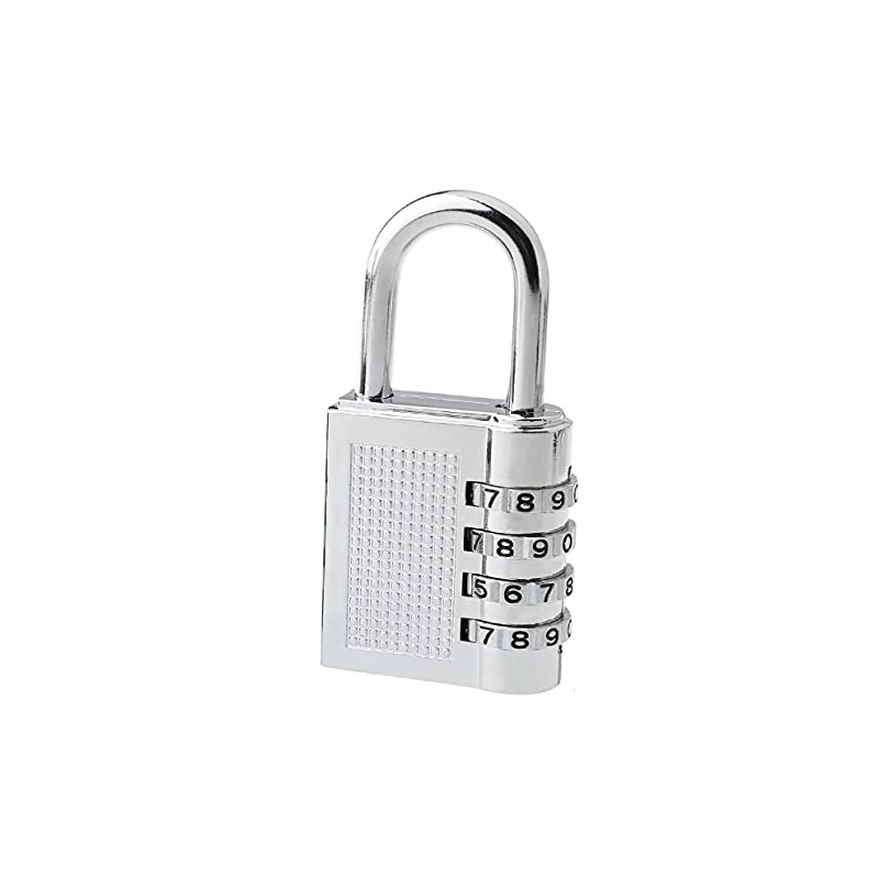 Padlock with 4 Digit Code, Combination Padlock, Waterproof Padlock, Locker