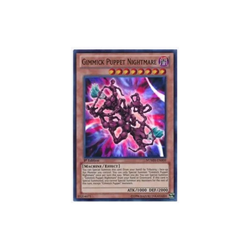 yugioh - Gimmick Puppet Nightmare NUMH-EN009 1st Edition Super Rare
