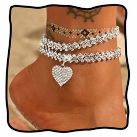 JEWEKY Layered Heart Accessories