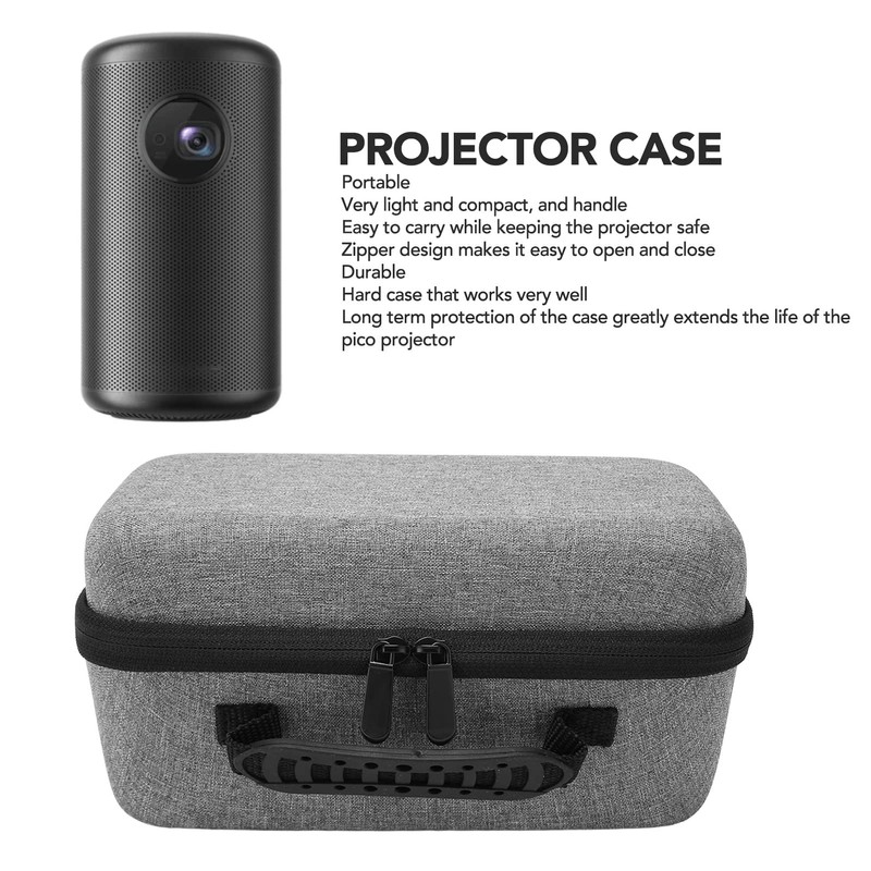 Case for Capsule 3 1080P Projector, EVA Waterproof Shakeproof Bag,