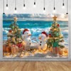 DASHAN 10x8ft Christmas in July Backdrop - Extra Large Tropical