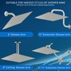 Voolan Rain Shower head, High Pressure Shower Head Made of