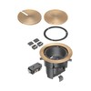 Arlington FLBR5420AB Floor Box Kit with Recessed Wiring Device (Antique