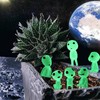 BLUWTE 10pcs Garden Statue Accessories,Princess Mononoke Luminous Tree Elves,Glow in