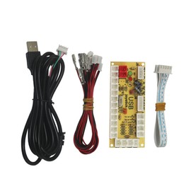 ゼロ遅延DIYアーケードUSBエンコーダーからPCジョイスティックワイヤードケーブルボード、ラズベリーパイファイトスティックコントロール用