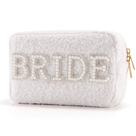 Anforsun - Bolsa de maquillaje con letras, Novia, Carta