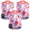 Candygirl Water-Based Safe Children's Nail Polish, 01 Pink Red, 3 Pieces / Candygirl 수성 안전 어린이 매니큐어, 01 핑크레드, 3개