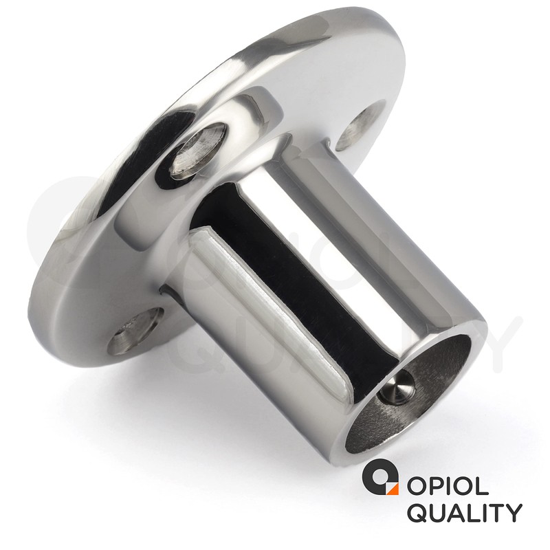 OPIOL QUALITY® Railing Foot Round 90° for Pipe 25 mm