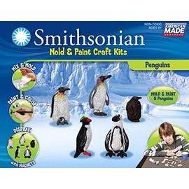 Smithsonian Penguins Perfect Cast Cast, Paint, Display and Learn Craft Kit