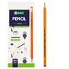 D.RECT Wooden Pencils HB Pack of 50 - Pencil with