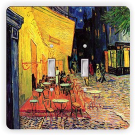 Van Gogh Art The Café Terrace - Light Switch Plate Cover - Double Toggle Switch Plate - Double Toggle Cover