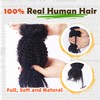 MayTsing Spring Twist Bulk Human Hair for Crochet, Spring Twists,