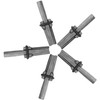 5 Packs of Heavy Duty Wedge and Feather Shims, Abuff