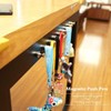 24 Pack Magnetic Push Pins, Refrigerator Magnets, Brushed Nickel Push