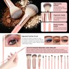 CLRDZN 70Pcs Makeup Brushes Set, Pink Professional Makeup Brush Set