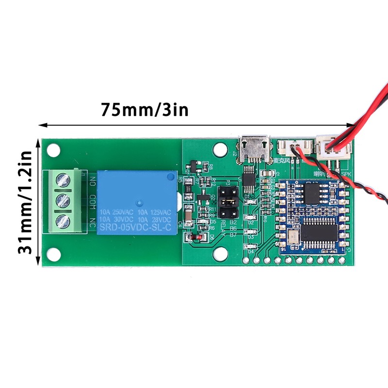 Voice Recognition Module HLKV20 Intelligent Voice Recognition Chip Custom Wake