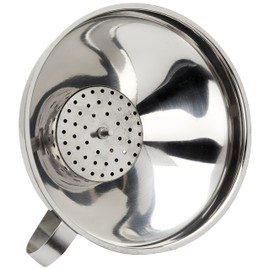 Kilner Silver Stainless Steel Strainer Funnel