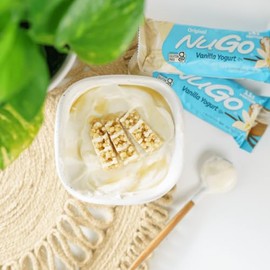 NuGo All-Natural Nutrition Bar, Vanilla Yogurt, 1.76-Ounce Bars (Pack of 15)